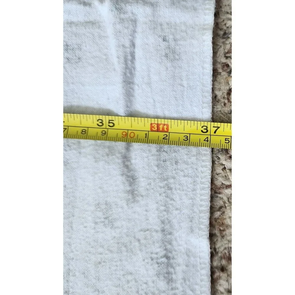 Carters Baby Receiving Blanket White Cotton‎ Flannel Puppy Dog Print 37